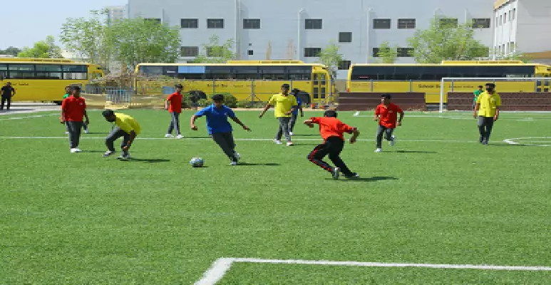 global-indian-school-ajman-playing-football