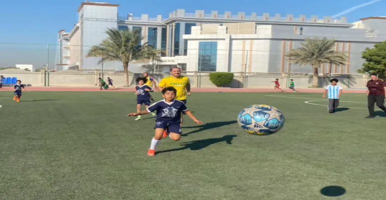 Abu Dhabi International School - AIS Abu Dhabi Playing Football