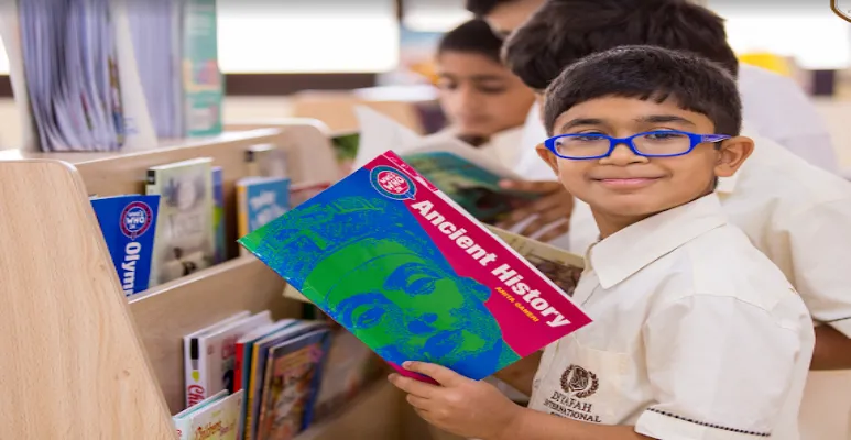 Diyafah International School LLC, Abu Dhabi Student Reading Book