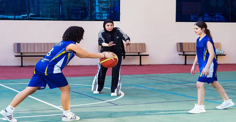 ICS City Centre - International Community School, Abu Dhabi Playing VollyballICS City Centre - International Community School, Abu Dhabi Playing Vollyball