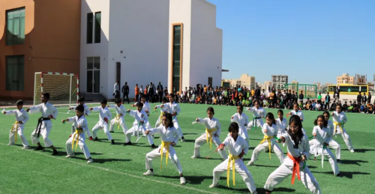 Woodlem British School Ajman Student Karate Class